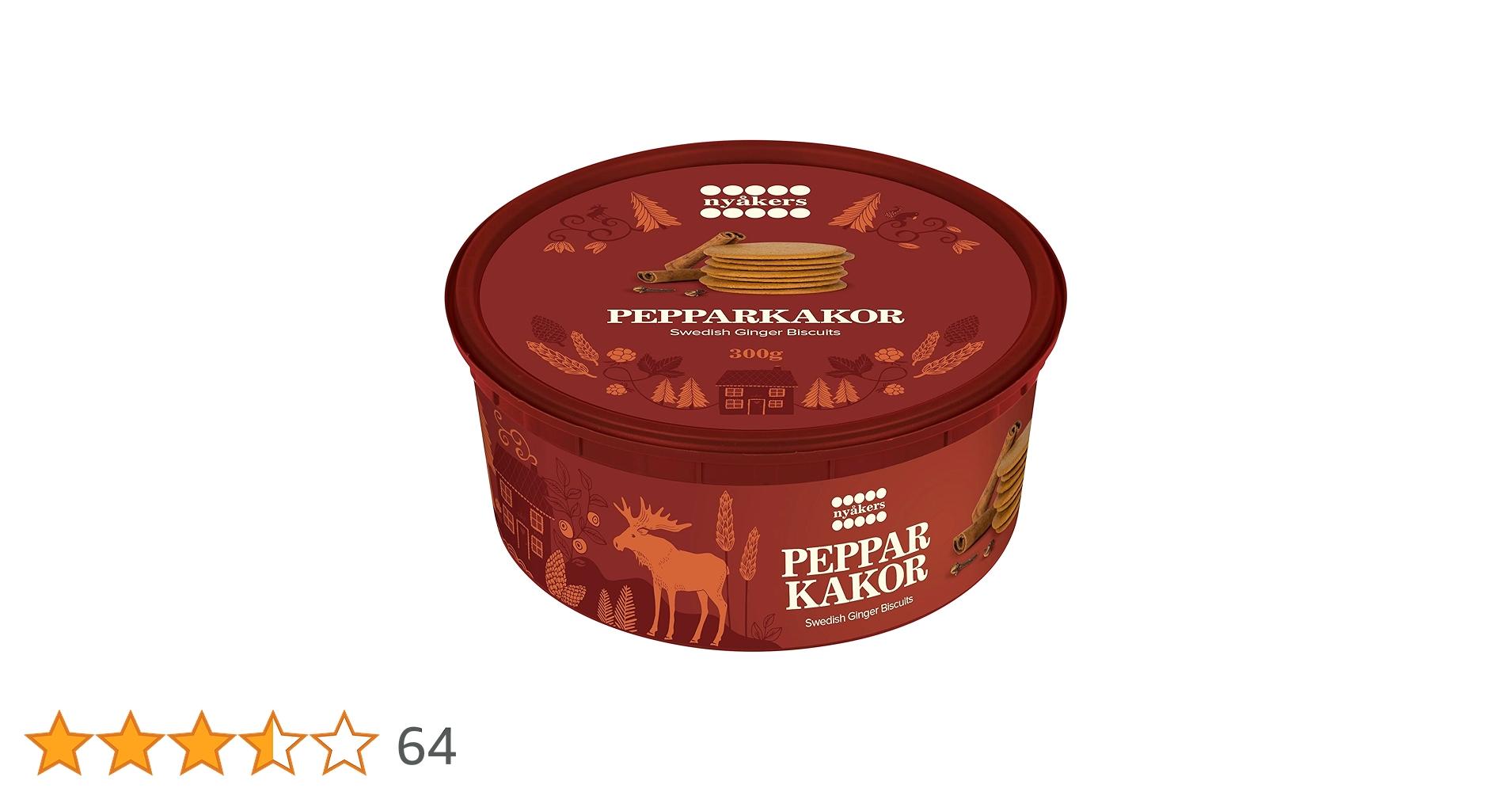 Amazon.co.jp: 神戸物産 ジンジャークッキー 300g 1缶